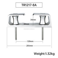 Rouleau de guidage universel en acier inoxydable 316 pour bateaux, accessoires marins, quincaillerie marine, rouleau de guidage pour tuyau Hawse
