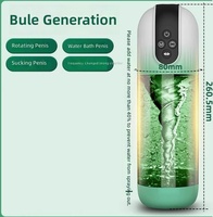 Masturbateur masculin entièrement automatique à rotation et aspiration, avec fonction bain d'eau, corps souple, sûr et facile à nettoyer, pour hommes, jouet sexuel pour adultes