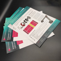 Brochure couleur d'impression personnalisée Service d'impression A4 Business Guide Flyer