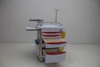 Chariot médical d'urgence à cadre métallique Hochey pour hôpital et ambulance