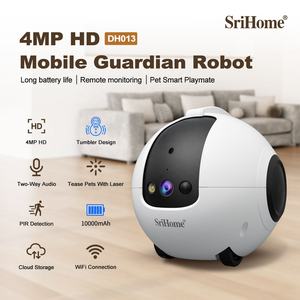 Caméra robot AI intelligente sans fil avec détection PIR, audio bidirectionnel, 4MP HD, laser <span class=keywords><strong>pour</strong></span> la surveillance interactive des chats - Product Image 5
