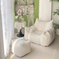 Fauteuil de Salon Rembourré Moderne et Épuré, Mobilier de Maison de Luxe en Tissu pour Salon et Hôtel, Chaise Fauteuil Simple