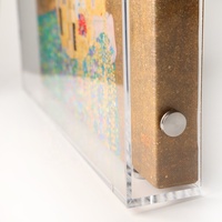 Cadre en acrylique pour peinture en relief, cadre flottant pour impression artistique ou affichage de photos