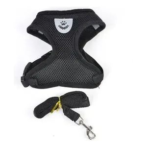 Chaleco de arnés para perros de lujo simple, transpirable, Material Oxford, patrón sólido para perros pequeños, medianos y grandes, gatos, estilo encantador - Product Image 1