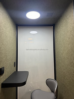 Pods de bureau privé intelligents mobiles d'intérieur insonorisés avec système de ventilation