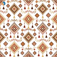 Tissu Popeline Peignée en Coton Pur pour Filles, Respirant, Écologique, Absorbant l'Humidité, Motif Imprimé, Poids Moyen