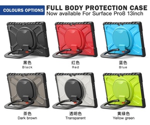 Étui pour accessoires de tablette antichoc en TPU de 13 pouces pour Microsoft <span class=keywords><strong>Surface</strong></span> <span class=keywords><strong>Pro</strong></span> <span class=keywords><strong>8</strong></span> PC avec béquille de protection arrière rigide - Product Image 6