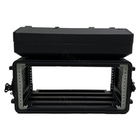 Supports de montage antichoc de stockage détachables en plastique dur HDPE boîte à outils armoire d'amplificateur de puissance 6U 19 "étuis de rack