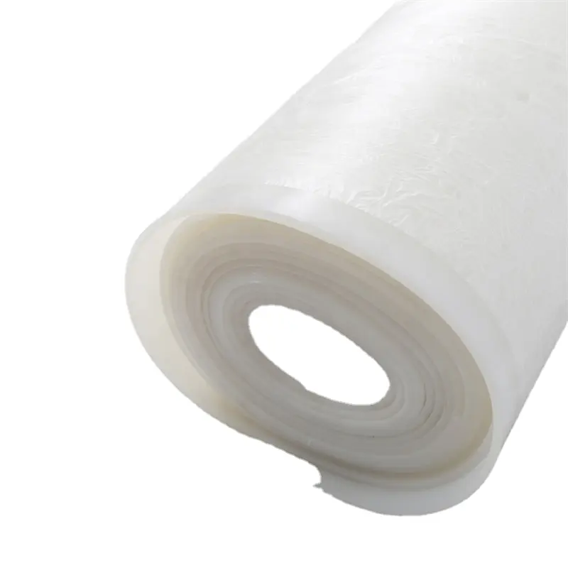 Lebensmittelqualität weißer mattierter Gummi 3 mm hitzebeständiges durchsichtiges Silikonblatt Rolle 1 2 3