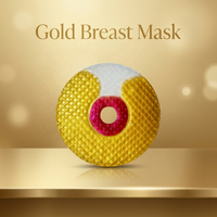 Masque Hydrogel Poitrine au Collagène Doré OEM Marque Privée, Vitamine C Éclaircissant Hydratant Nourrissant Végétalien, Masque en Tissu pour la Poitrine aux Peptides