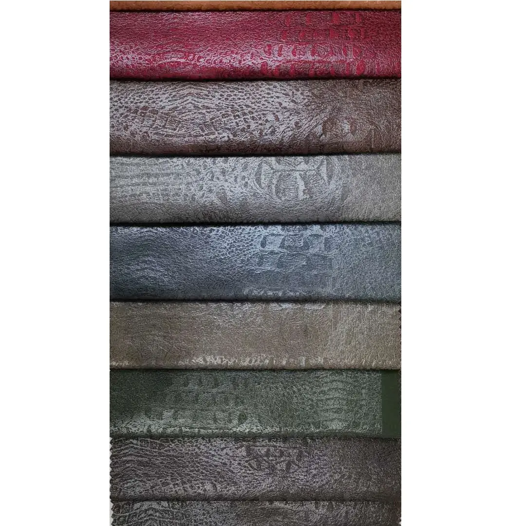 JL19801 - julong Factory copia tela terciopelo venta tapicería cuero artificial bronceado nuevos diseños para sofás telas España