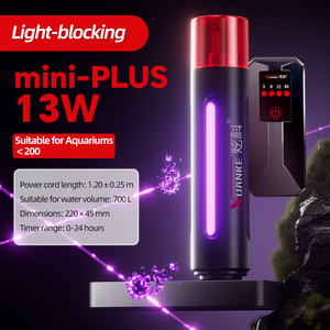 Stérilisateur <span class=keywords><strong>UV</strong></span> temporisé Mini Plus pour aquariums, <span class=keywords><strong>lampe</strong></span> de désinfection et de purification d'<span class=keywords><strong>eau</strong></span> submersible - Product Image 2