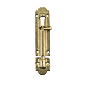 Loquet de porte en laiton antique, loquet de fenêtre en cuivre 85 mm, quincaillerie à montage en surface - Product Image 1