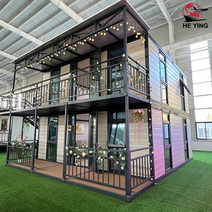 Casa Prefabricada Modular Personalizada Heying de 40 pies, Villa de Lujo de 2 Pisos, Casa Contenedor Prefabricada Móvil - Product Image 2