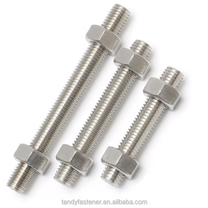 Vis à queue filetée complète en acier inoxydable 304 ASTM A193-B7 M6 M16 DIN 975 - Product Image 1