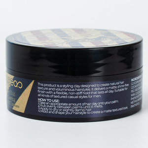 Pomada de Estilismo para Barbería, Fijación Fuerte, Textura Natural, Soluble en Agua, Augeas 70g, Arcilla Capilar Mate para Hombre - Product Image 2