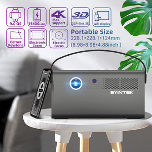 <span class=keywords><strong>Byintek</strong></span>-miniproyector portátil R17 Pro para el hogar, <span class=keywords><strong>proyector</strong></span> de película inteligente DLP, Full HD, para viajes al aire libre, venta al por mayor - Product Image 2