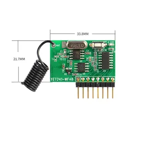 Yetask سوبر هيتيروداين لاسلكية استقبال باب المرآب وحدة التحكم عن بعد rf 241 mhz المتلقي