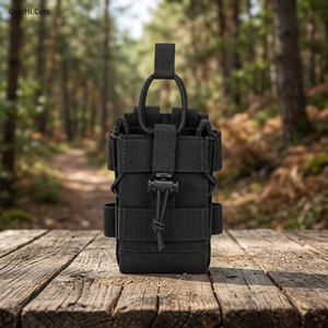 Nylon Zipper Radio Holder MOLLE Transceiver Carrier Universal <b>Walkie</b> <b>Talkie</b> Holster Duty Belt Communication Pocket Wingman Radio - Product Image 3
