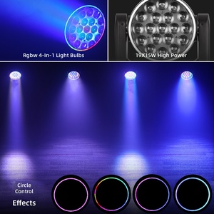 Projecteur de scène mobile à faisceau RGBW DMX512 350W pour DJ, discothèque, fête, mariage, concert - Product Image 5