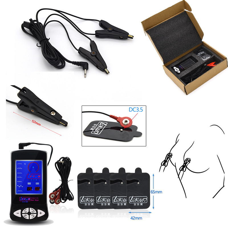 Electro Shock BDSM Nipple Clip Vibrator