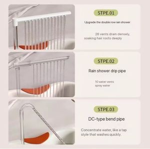 อ่างสระผมและเก้าอี้เฟอร์นิเจอร์สำหรับร้านทำผม - Product Image 4