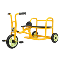 Tricycle pour maternelle, vélo à double pédale, poussette pour la maternelle, peut transporter des personnes, jouet d'extérieur fabriqué en Chine, cadeaux pour enfants