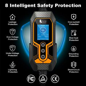 Cargador EV Feyree TS-NACS, Enchufe de 32A y 7KW, Control por Aplicación, Cargador Portátil EVSE, Adaptador con Soporte, Regalo para Modelos de Auto Tesla 3/Y/S/X - Product Image 6