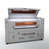 Impresora Eco Solvente Semiautomática Kawanis de 1350 mm, Máquina de Impresión de Inyección de Tinta de Alta Velocidad con Ethernet