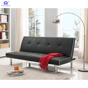 Nội Thất Gia Đình Hiện Đại Winforce <span class=keywords><strong>Walmart</strong></span> Futon Phong Cách Châu Âu Mini Đơn Giản Lounge <span class=keywords><strong>Sofa</strong></span> Da Kiêm Giường Ngủ Căn Hộ <span class=keywords><strong>Sofa</strong></span> Có Thể Gập Lại - Product Image 2