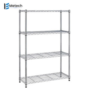 חוט כיתה תעשייתי מדפים עם כבלים נעולים, מחסן נייד לסדנה/קמעונאות, עמיד חלודה - Product Image 3