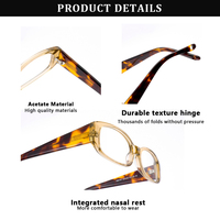 Montures de lunettes optiques Sunray pour boutiques, en acétate, faites à la main, compatibles avec les verres progressifs sur ordonnance, verres transparents