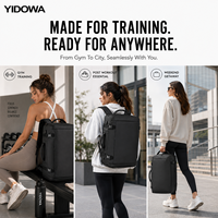Sac à dos de voyage imperméable avec logo personnalisé, compartiment à chaussures, sac pour ordinateur portable multifonctionnel, grande capacité, sac de sport pour hommes