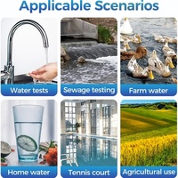 Testeur d'eau numérique 3 en 1, TDS, EC, thermomètre avec écran LCD rétroéclairé pour l'eau potable, l'aquarium, l'hydroponie, la piscine
