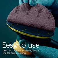 HOT 6 pouces 60 # ~600 #   Disques de ponçage en maille, carbure de silicium noir, épaisseur 1 mm, dureté moyenne, OEM pour sols en bois