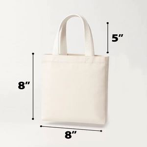 Bolsa de Mano de Lona con Logotipo Personalizado, Mediana, Larga, Ecológica, con Múltiples Bolsillos, Reutilizable, para Compras, con Embalaje en Caja - Product Image 3