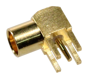 Samtec แจ็คมุมขวาผ่านรู MMCX-J-P-H-RA-TH1ขั้วต่อ PCB 50โอห์มพร้อมตัวยึดแบบ Snap-ON 6GHz - Product Image 2