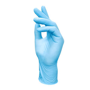 Gants jetables en nitrile sur mesure, résistants à l'huile, protection industrielle, texture intégrale, lisses, non stériles, tailles SMLXL, Weifang Shandong - Product Image 1