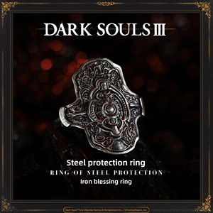 Anillo <span class=keywords><strong>de</strong></span> Protección <span class=keywords><strong>de</strong></span> Piedra Natural con Licencia Oficial <span class=keywords><strong>de</strong></span> Dark Souls III, Anillo <span class=keywords><strong>de</strong></span> Caballero Rey <span class=keywords><strong>de</strong></span> Acero, Refugio <span class=keywords><strong>de</strong></span> Cobre, Anillo <span class=keywords><strong>de</strong></span> Personaje Personalizable - Product Image 2
