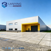 Atelier d'usine en structure métallique préfabriquée haute résistance, anti-corrosion, personnalisable pour l'exportation mondiale de la construction