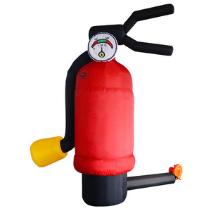 EyeCatching 20ft modèle d'<span class=keywords><strong>extincteur</strong></span> <span class=keywords><strong>gonflable</strong></span> géant avec livraison aérienne gratuite accessoire de publicité de haute qualité pour les événements - Product Image 1