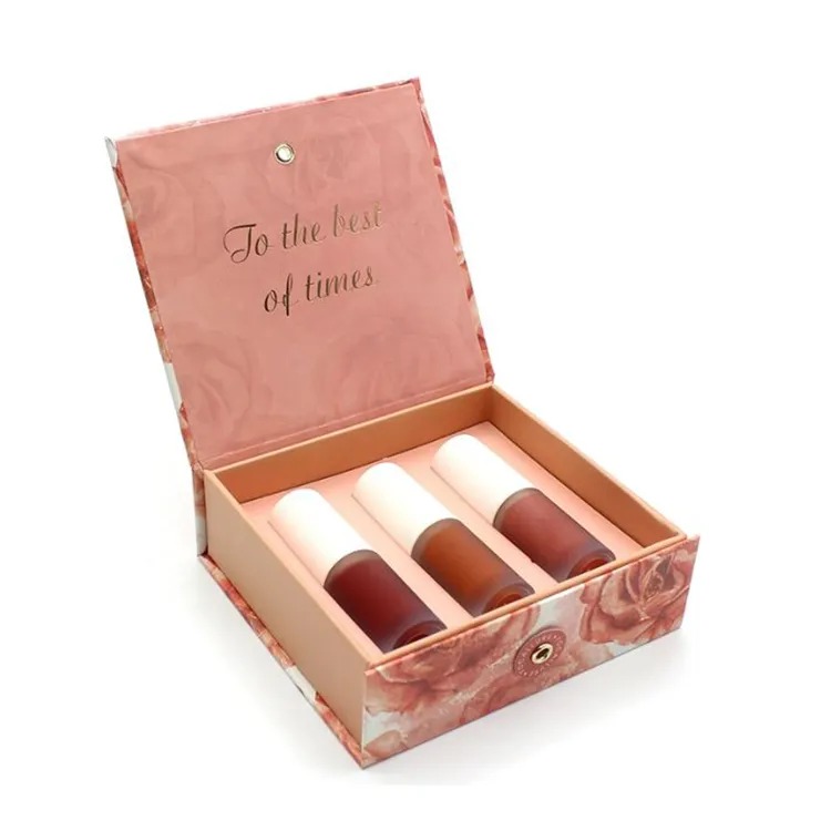 Gloss labial personalizado, caixa de presente artesanal para lábios, tubos, caixa de batom vazio de espuma de eva, conjunto de embalagem suporte
