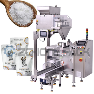 Machine d'emballage multifonctionnelle automatique pour le pesage des graines, des céréales, des aliments pour animaux, du sel, du sucre, du riz, machine d'emballage sous vide automatique pour le riz - Product Image 1