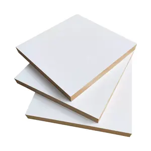 Pegamento de melamina E1 para muebles de la mejor calidad, MDF para muebles de la fábrica Linyi, 1220x2440x18mm, buena venta