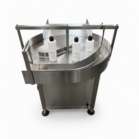 Plateau tournant automatique HuiMing GP-0A pour l'alimentation de bouteilles en plastique/verre de qualité alimentaire, ligne de remplissage de boissons 110V/220V, haute compétitivité