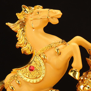 Adornos de Caballo del Zodiaco Chino, Decoración para Sala de Estar u Oficina, Regalo de Inauguración de Casa para el Éxito - Product Image 2