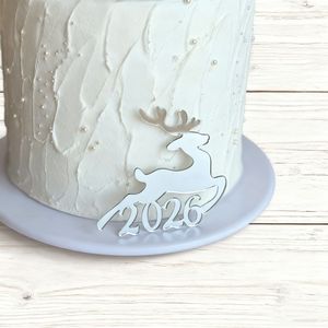 ของตกแต่งคัพเค้กอะคริลิคคริสต์มาสลายรังผึ้งและน้ำผึ้ง รูปทรงกลม ตัดด้วยเลเซอร์ สำหรับงานปาร์ตี้วันหยุด - Product Image 2