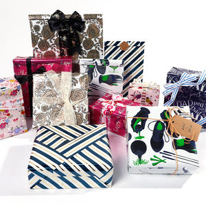 Wholesale 80g Birthday Metallic <b>Paper</b> Tissue 43*300cm Gift Luxury Custom Packaging Wrapping <b>Paper</b> Roll - Product Image 1