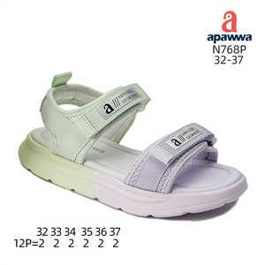 Apawwa N768P Sandales vertes Taille 32-37 - Product Image 2