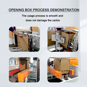 Goldsen tự động Trường hợp erector hộp <span class=keywords><strong>carton</strong></span> Erecting máy công nghiệp trường hợp đóng gói dọc hộp <span class=keywords><strong>carton</strong></span> niêm phong máy đóng gói - Product Image 5